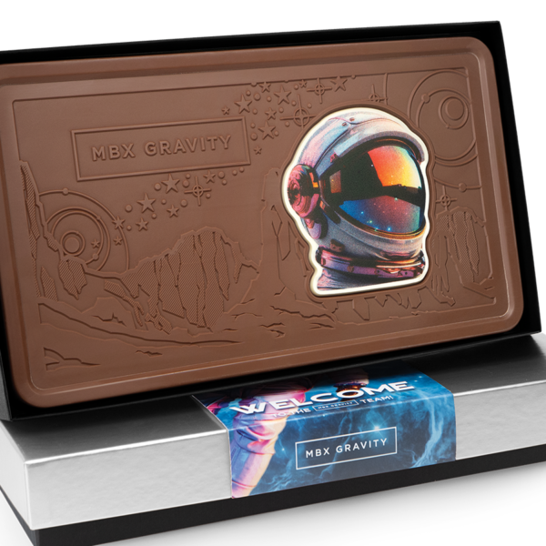 Giant 2lb. Engraved Combo Chocolate Bar - Luxury Packaging