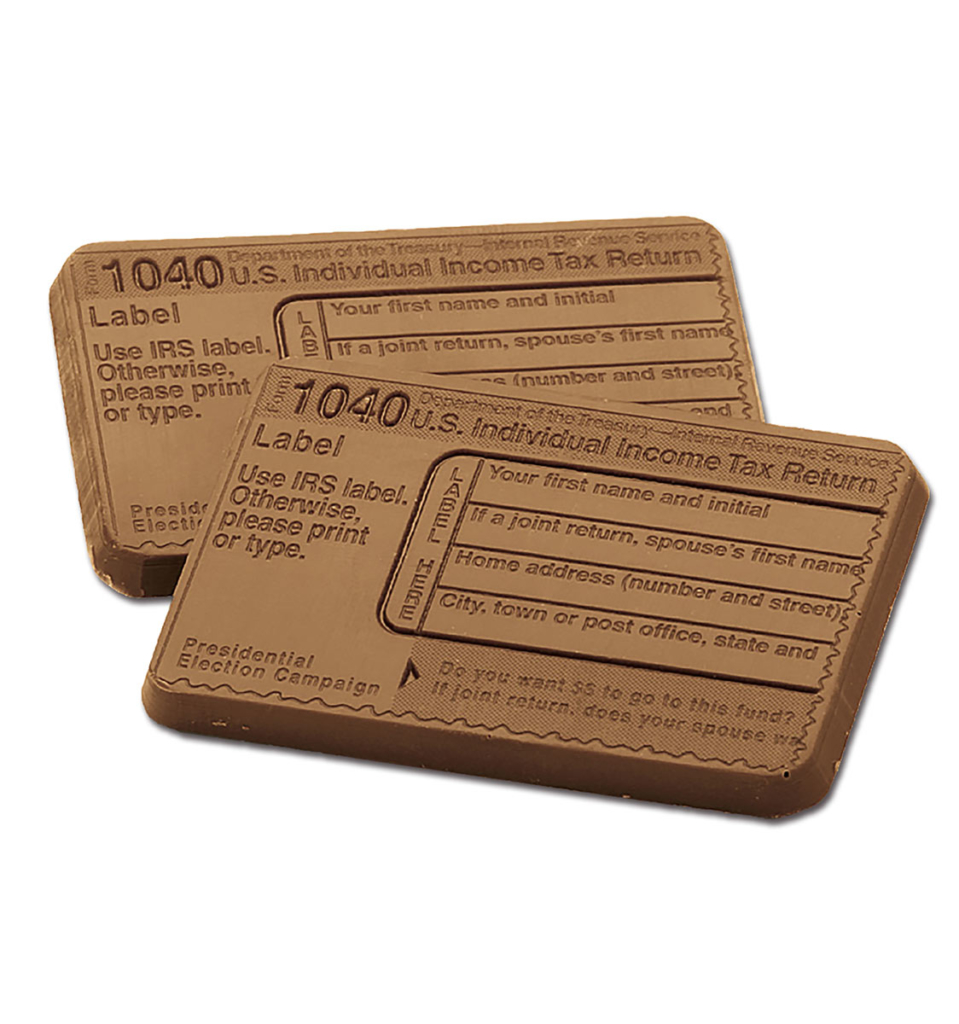 IRS Mini Milk Chocolate Bar Gift Giveaway