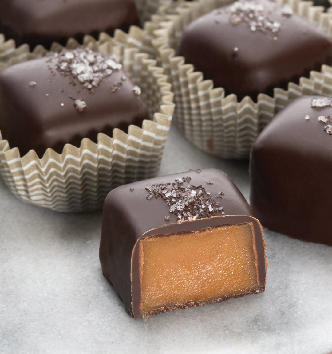 Dark Chocolate Covered Salted Caramels Signature Collection - Totally ...