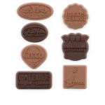 Restaurant Toppers , Engraved Premium Chocolate , Fully Custom