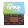 Modern Green Stock Border for 45-Piece Custom Chocolate Ensemble