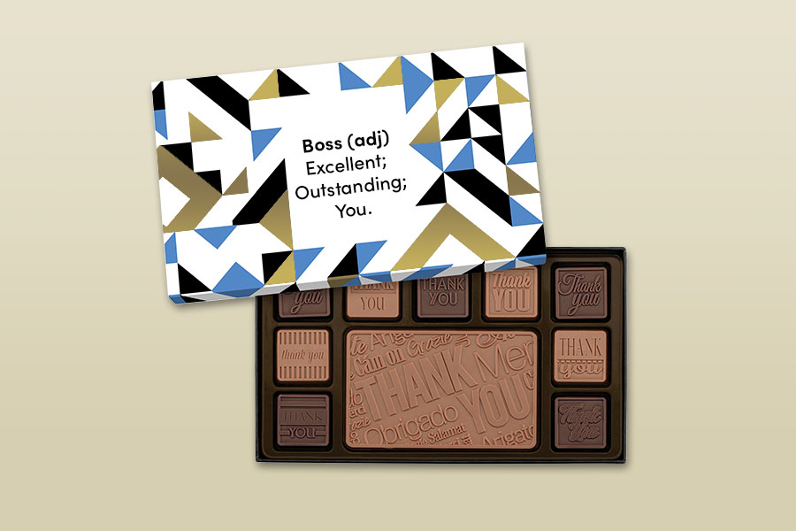 appreciation chocolate gift for your boss