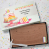 chocolate birthday gift in a personalized packaging