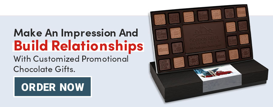 chocolate ensembles in a personalized packaging corporate gifts cta