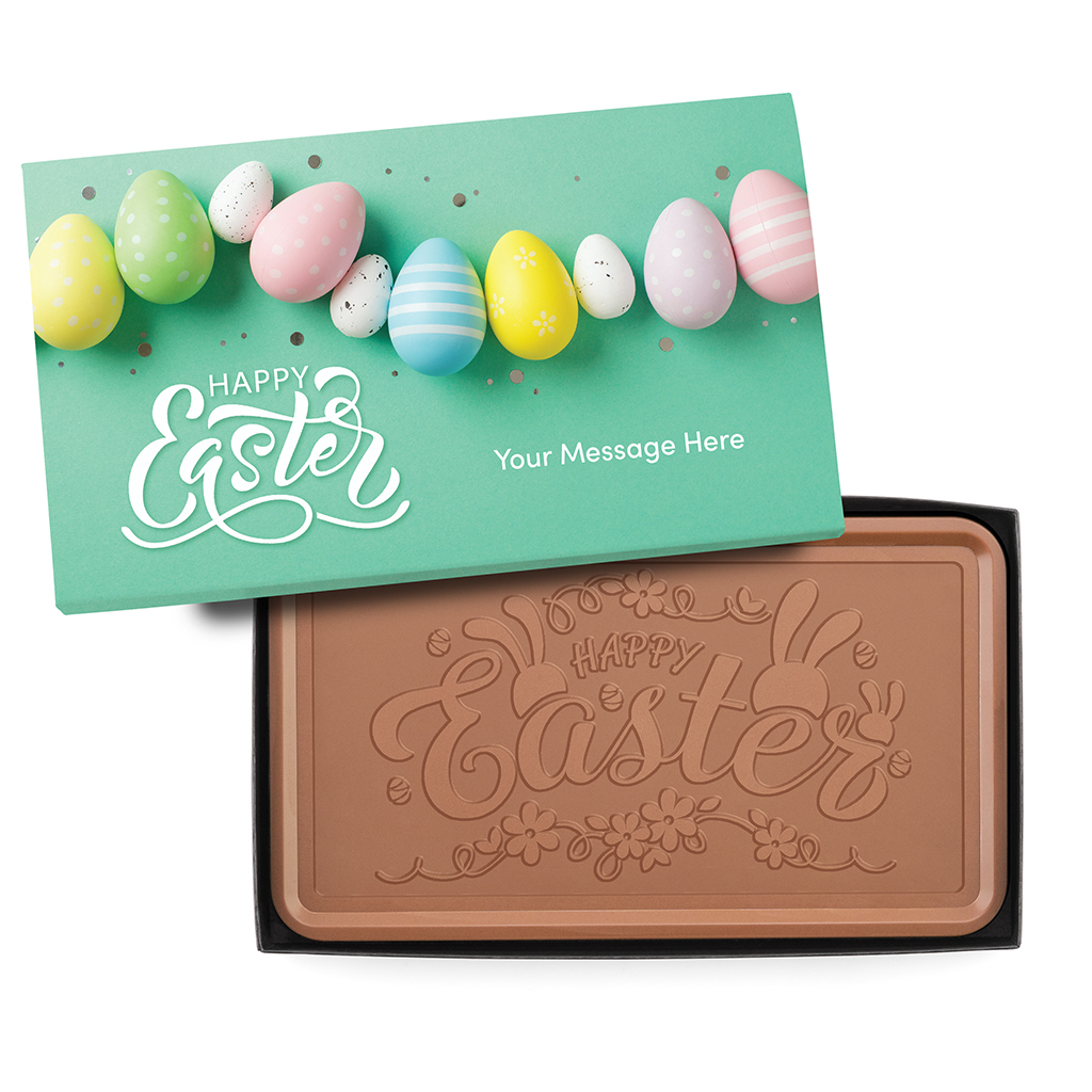 Easter　1lb　Eggs　Grand　Chocolate　Easter　Bar　Engraved　Premium　Happy　Happy　Totally　Chocolate