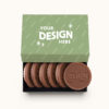 6-Piece Decadent Chocolate Shortbread Cookie Gift Set - Luxury Packaging