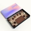 13-piece truffle gift box with premium Lindt truffles in luxury packaging featuring a customizable Your Design Here design
