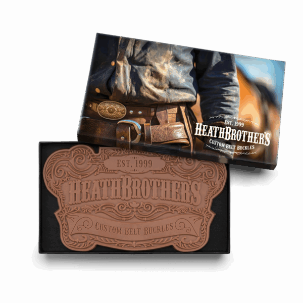 9"x5" Engraved Custom Chocolate Shape - Classic Packaging