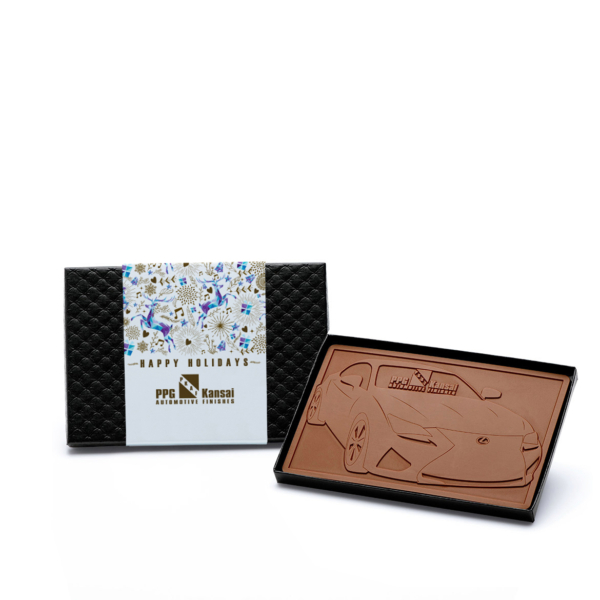 4x6" Chocolate Bar in Gift Box<br>Engraved Premium Chocolate <br>Fully Custom - Image 2