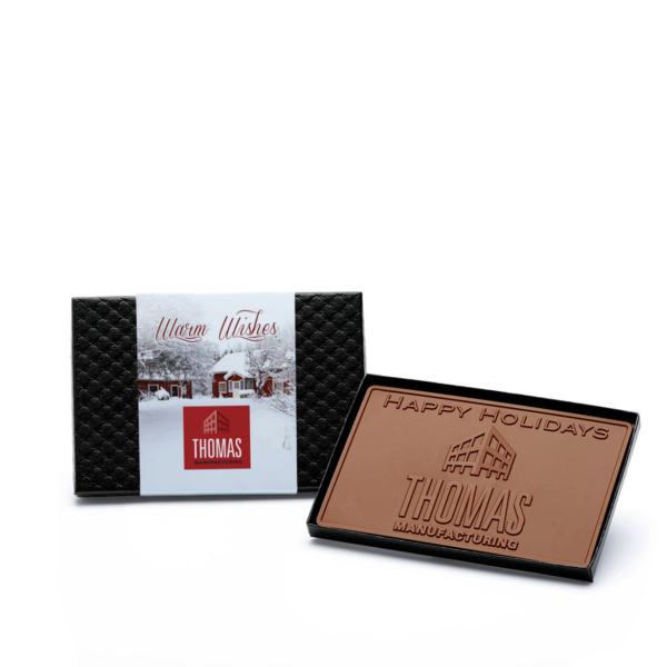 4x6" Chocolate Bar in Gift Box<br>Engraved Premium Chocolate <br>Fully Custom - Image 3