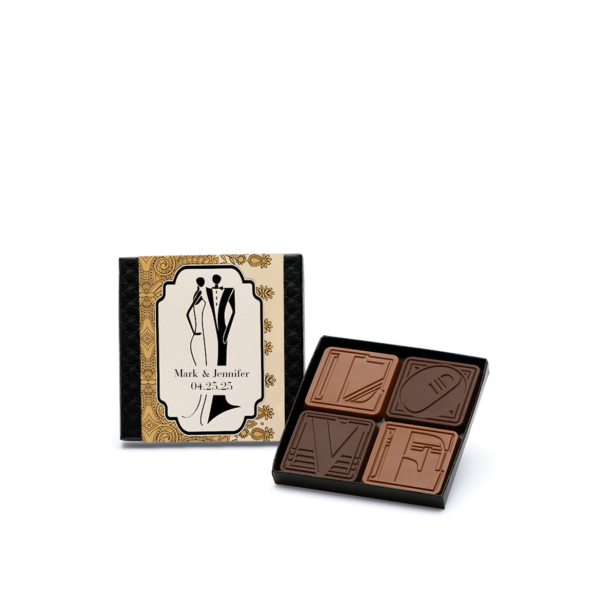 Mini 4-Piece Set <br>Engraved Premium Chocolate <br>Fully Custom - Image 3