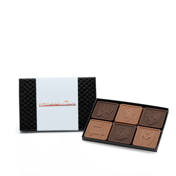 Mini 6-Piece Set in Gift Box<br>Engraved Premium Chocolate <br>Fully Custom - Image 4