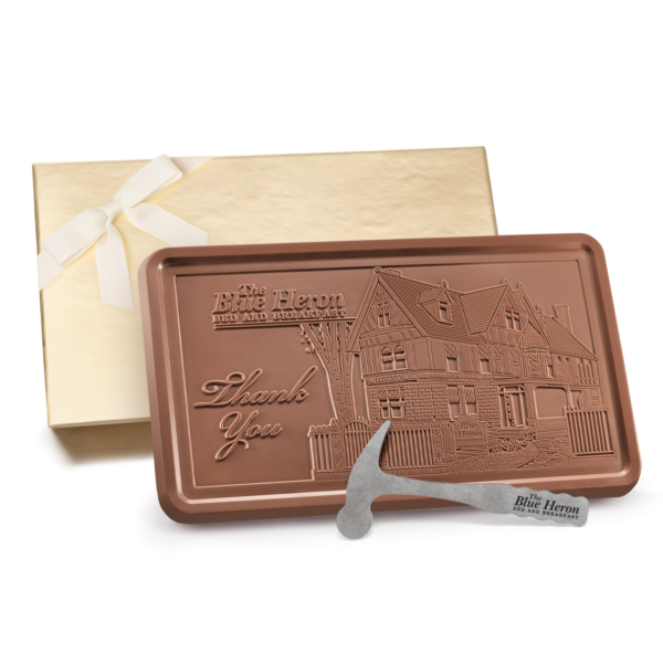 2lb Chocolate Bar <br>Luxe Packaging <br>Fully Custom