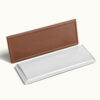 Blank 2" x 5" extra thick chocolate wrapper bar with no engraving