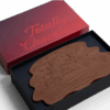 9"x5" Engraved Custom Chocolate Shape - Luxury Packaging