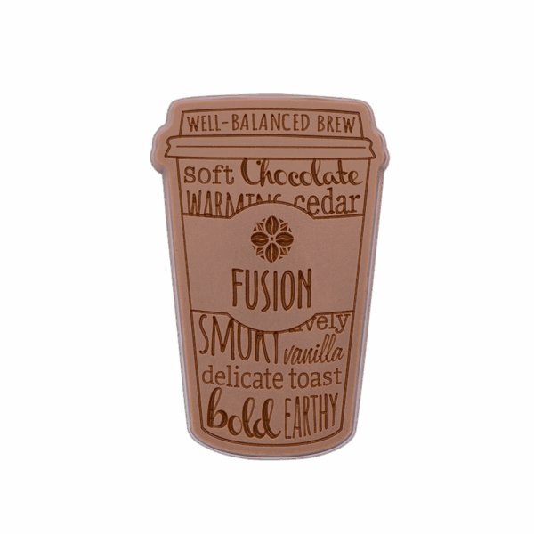 2"x3" Engraved Custom Chocolate Shape - Clear Packaging