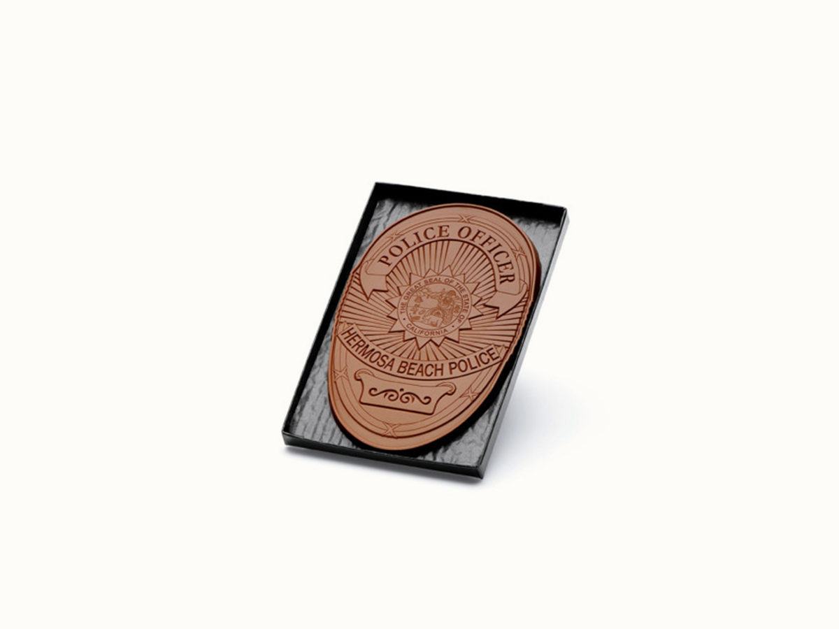 4"x6" Engraved Custom Chocolate Shape - Classic Packaging - Image 2