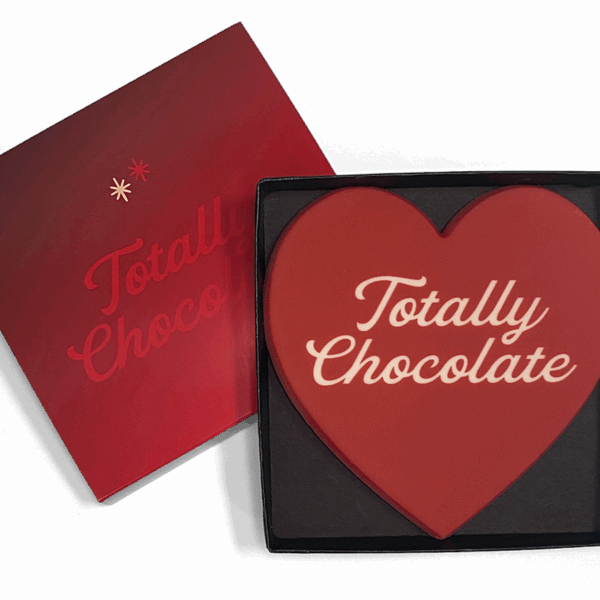 4"x4" Full Color White Chocolate Shape - Classic Packaging
