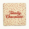 4"x4" Full Color White Chocolate Shape - Classic Packaging