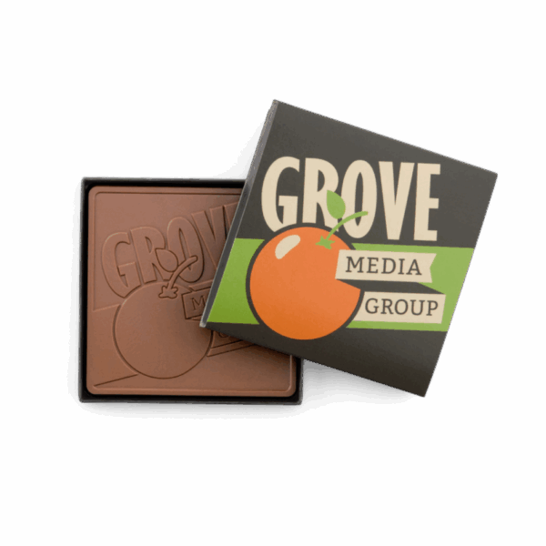 2oz. Engraved Chocolate Bar - 4"x4" Gift Box