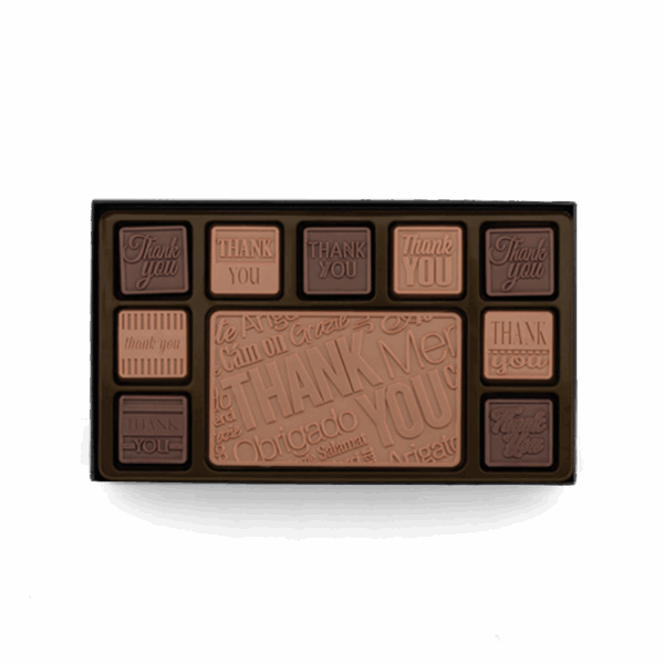 19-Piece Quick Ship Chocolate Ensemble Gift Set - Personalized Packaging