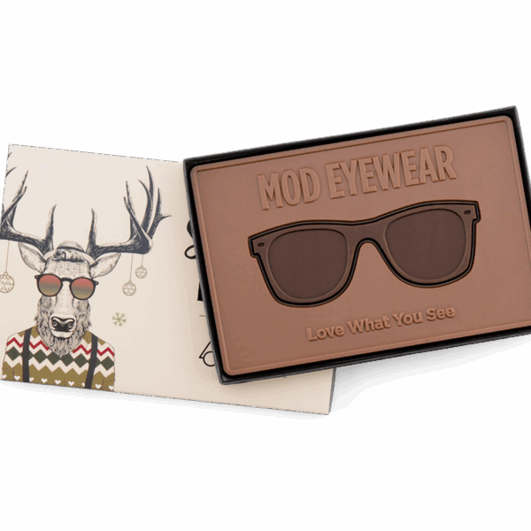 3oz. Engraved Combo Chocolate Bar - 4"x6" Gift Box