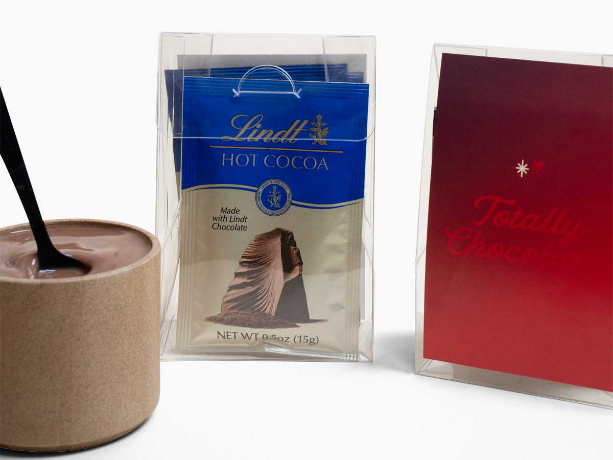Lindt Moments: Gourmet Hot Cocoa Gift Box for Four