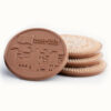 3.2" Large Sugar Cookie with Engraved Chocolate