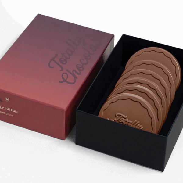 6-Piece Decadent Chocolate Shortbread Cookie Gift Set - Luxury Packaging