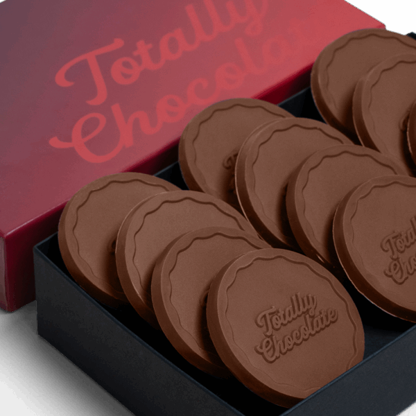 12-Piece Gourmet Chocolate Shortbread Cookie Gift Set - Luxury Packaging