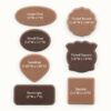 Engraved Chocolate Dessert Topper - Per Tray Pricing