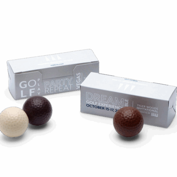3-Piece Chocolate Golf Ball Gift Box