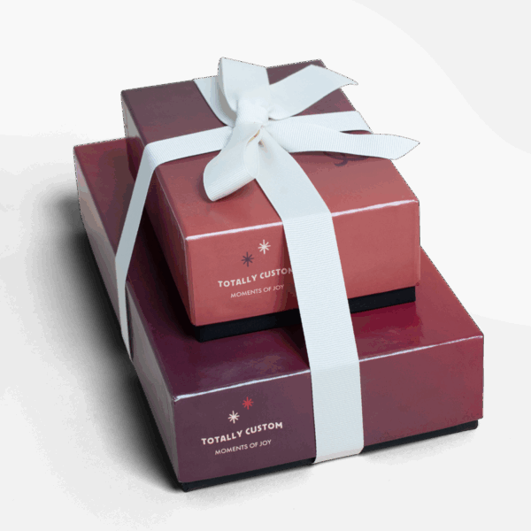 Delightful 2-Tiered Gift Tower with Luxury Custom Packaging