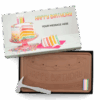 Giant 2lb. Chocolate Bar - Personalized Luxury Packaging - Happy Birthday