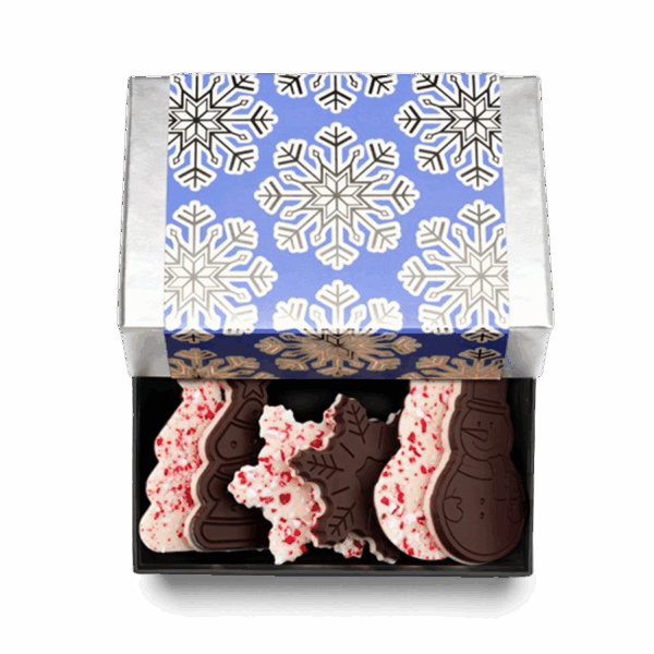 6-Piece Peppermint Bark Gift Set - Snowflake