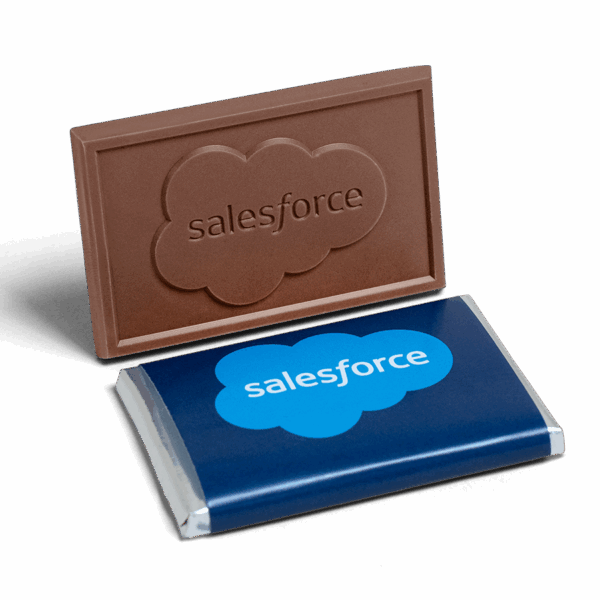 2"x3" Engraved Chocolate Wrapper Bar