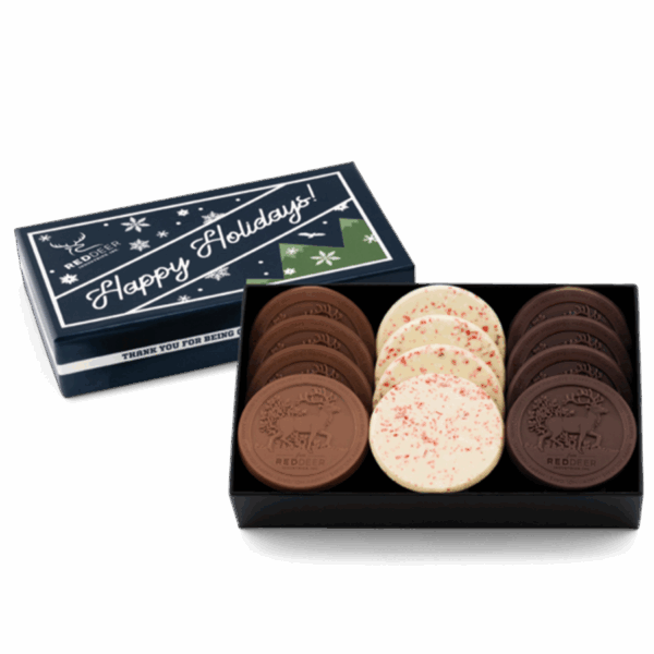 12-Piece Gourmet Chocolate Cookie Gift Set - Luxury Packaging