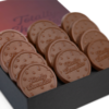 NEW 12-Piece 1.75" Mini Chocolate Sugar Cookie Gift Set - Classic Packaging