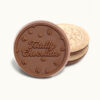 NEW - 1.75" Mini Sugar Cookie with Engraved Chocolate