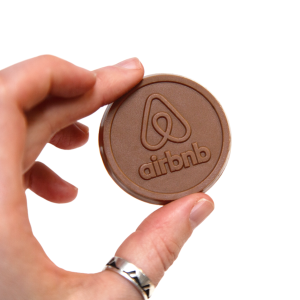 2" Mini Sugar Cookie with Engraved Chocolate
