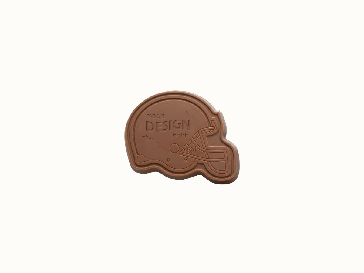 3"x3" Engraved Custom Chocolate Shape - Clear Packaging - Image 2