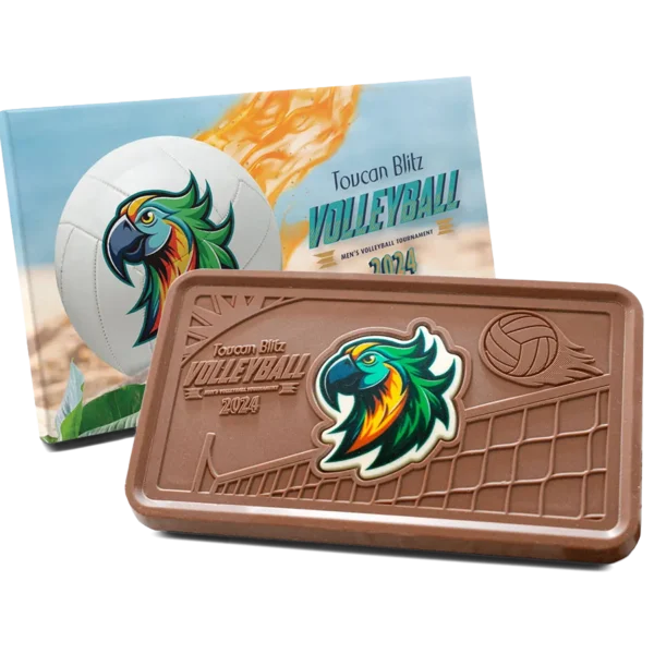 8oz. Engraved Combo Chocolate Bar - Classic Packaging