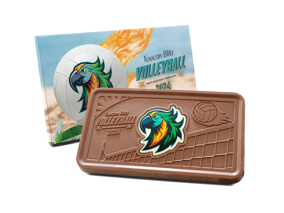 8oz. Engraved Combo Chocolate Bar - Classic Packaging