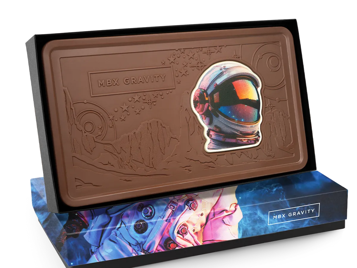 Giant 2lb. Engraved Combo Chocolate Bar - Luxury Packaging