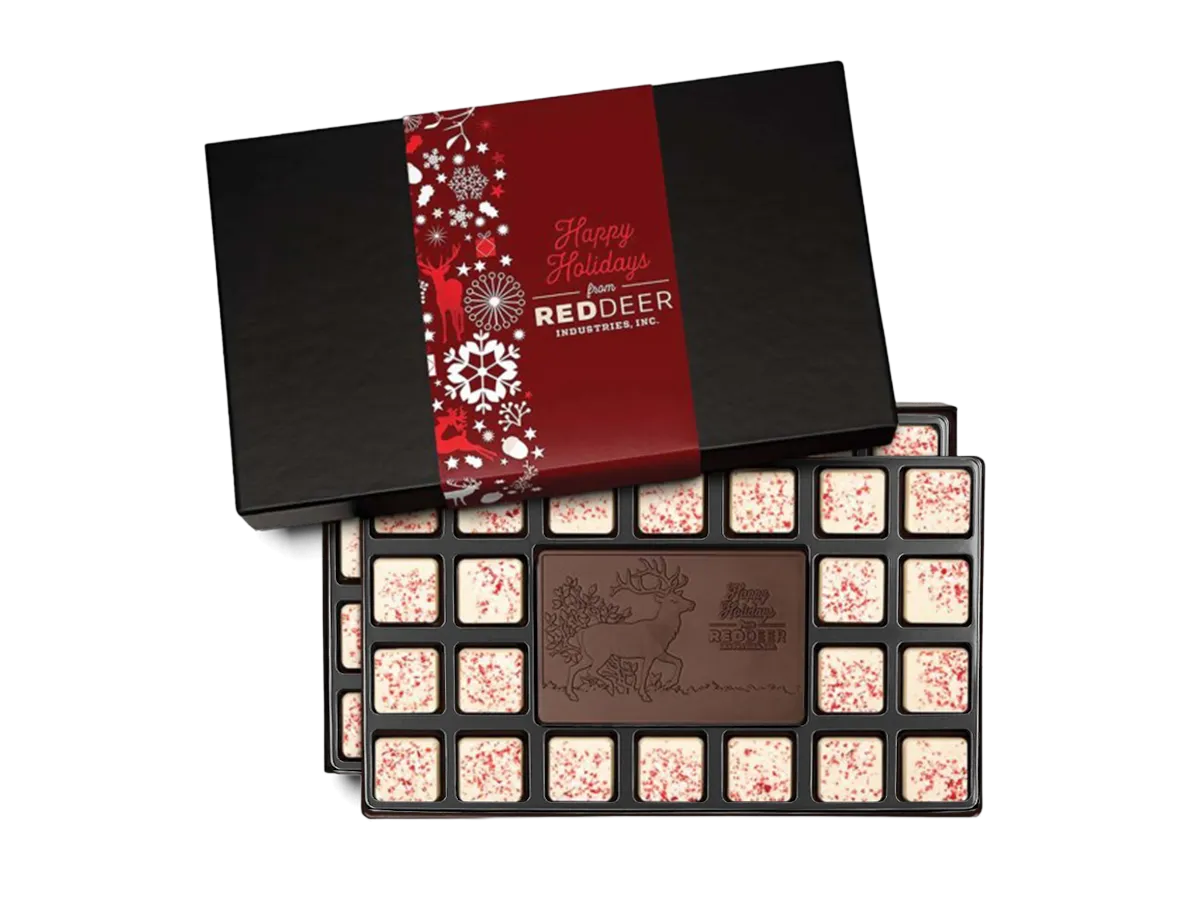 46-Piece Peppermint Bark Ensemble Gift Set - Luxury Packaging
