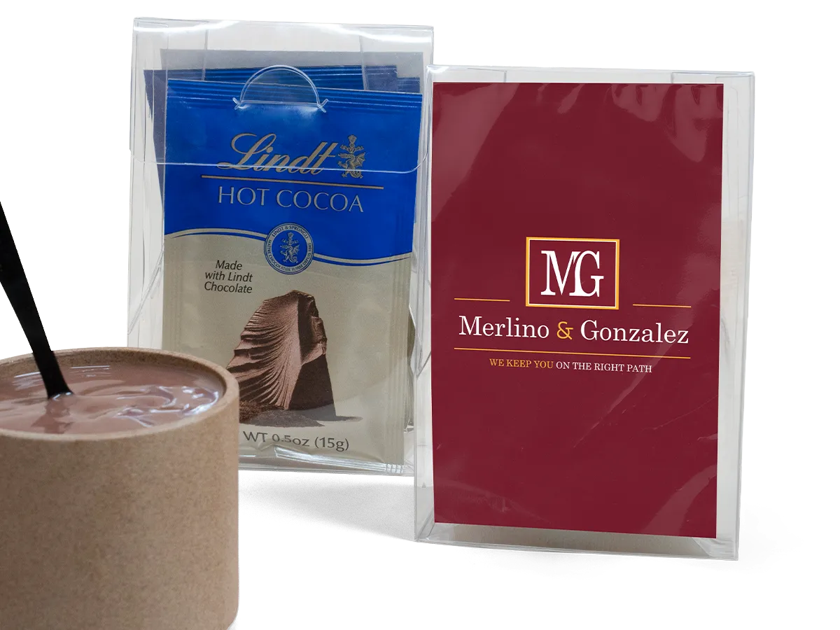 Lindt Moments: Gourmet Hot Cocoa Gift Box for Four