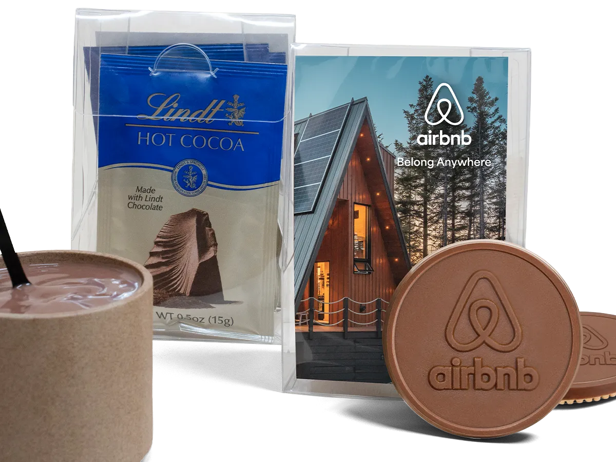 Lindt Moments: Gourmet Hot Cocoa & Cookies Treat Box for Two