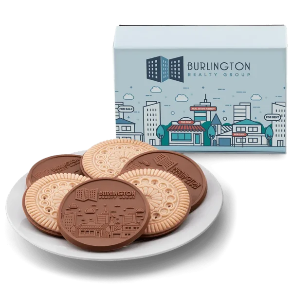 6-Piece Decadent Chocolate Cookie Gift Set - Luxury Packaging