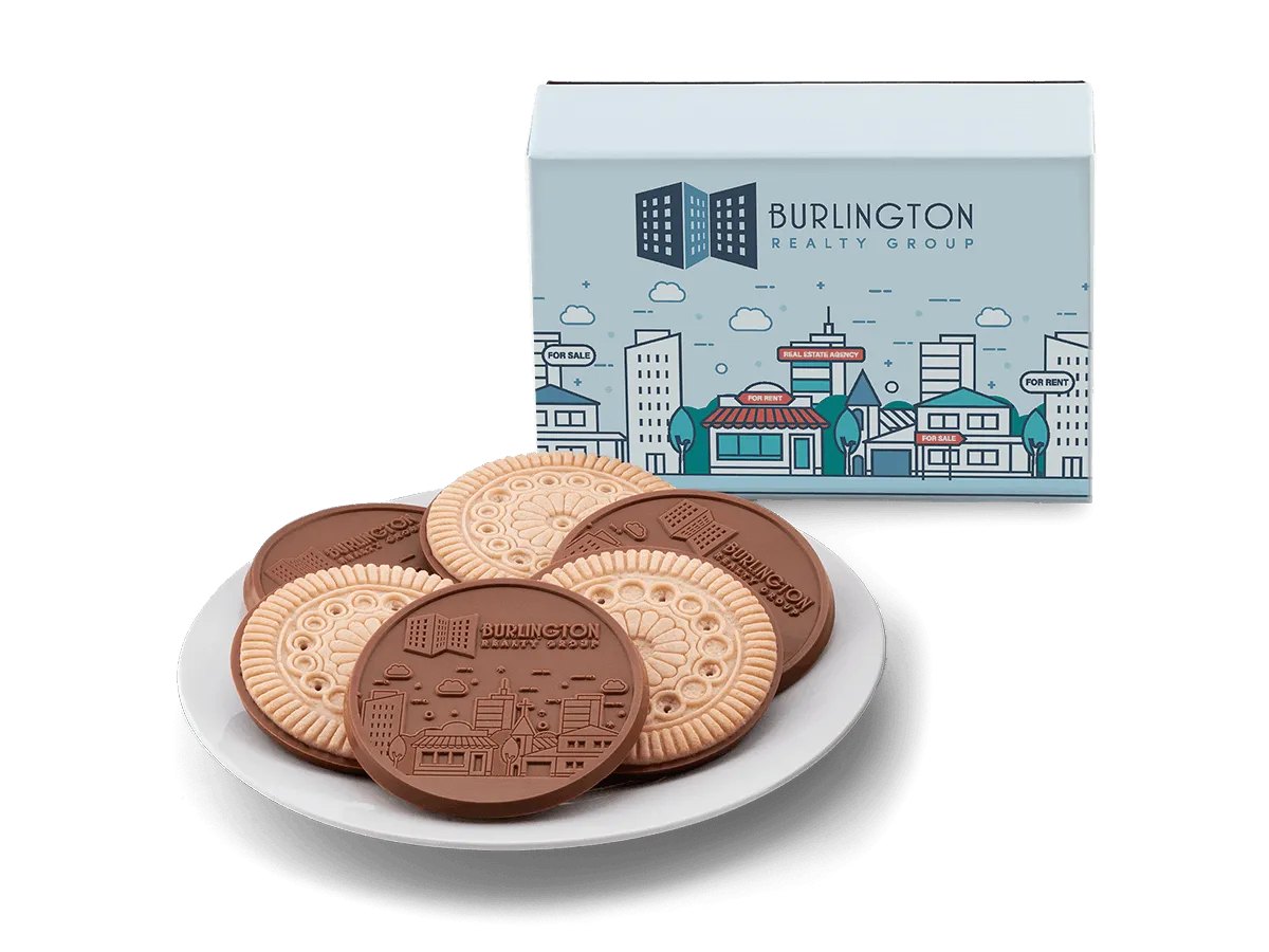 6-Piece Decadent Chocolate Cookie Gift Set - Luxury Packaging