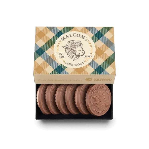 6-Piece Decadent Chocolate Shortbread Cookie Gift Set - Luxury Packaging